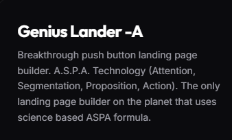 Genius Lander