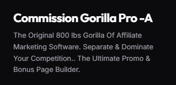 Commission Gorilla Pro